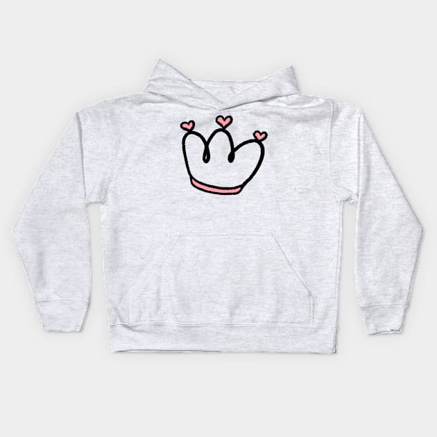 Queen Graphic Tee Kids Hoodie by Snoot store